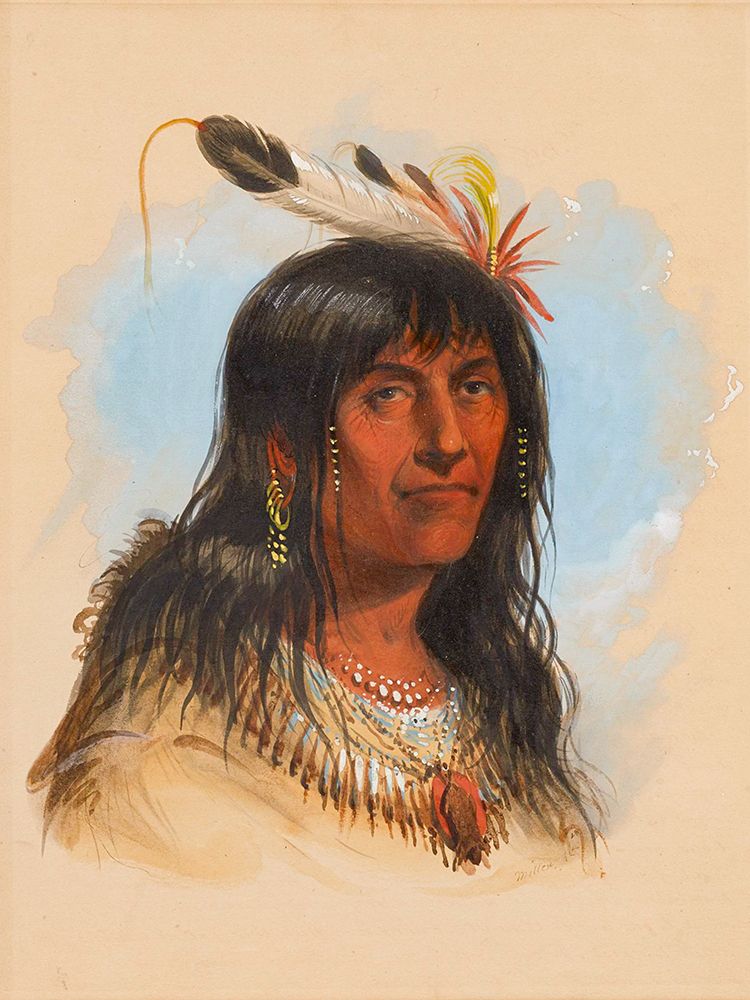 Big Bowl, a Crow Chief art print by Alfred Jacob Miller for $57.95 CAD