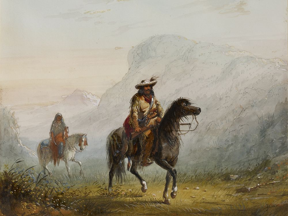 Bourgeois art print by Alfred Jacob Miller for $57.95 CAD