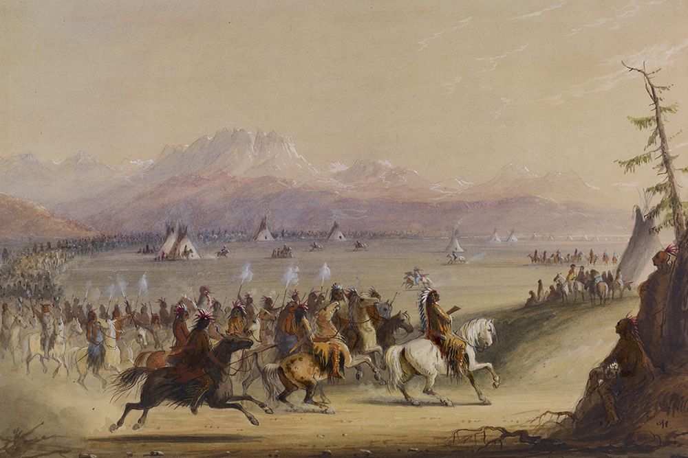 Cavalcade art print by Alfred Jacob Miller for $57.95 CAD