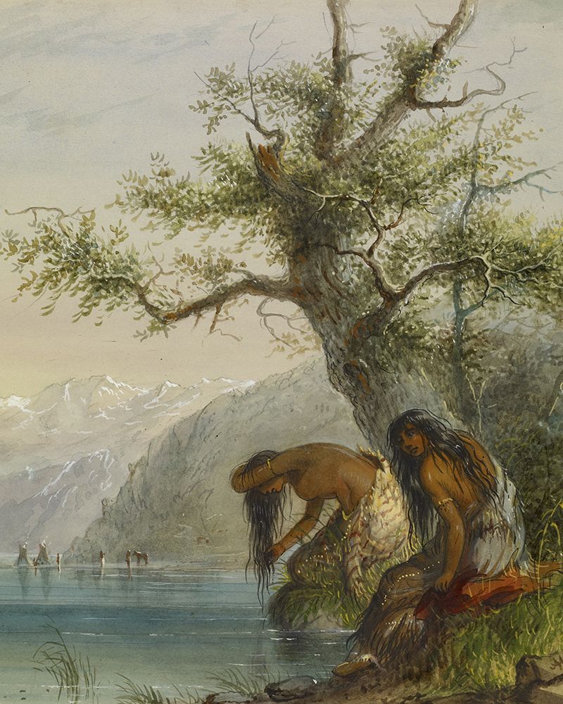Indian Toilet art print by Alfred Jacob Miller for $57.95 CAD
