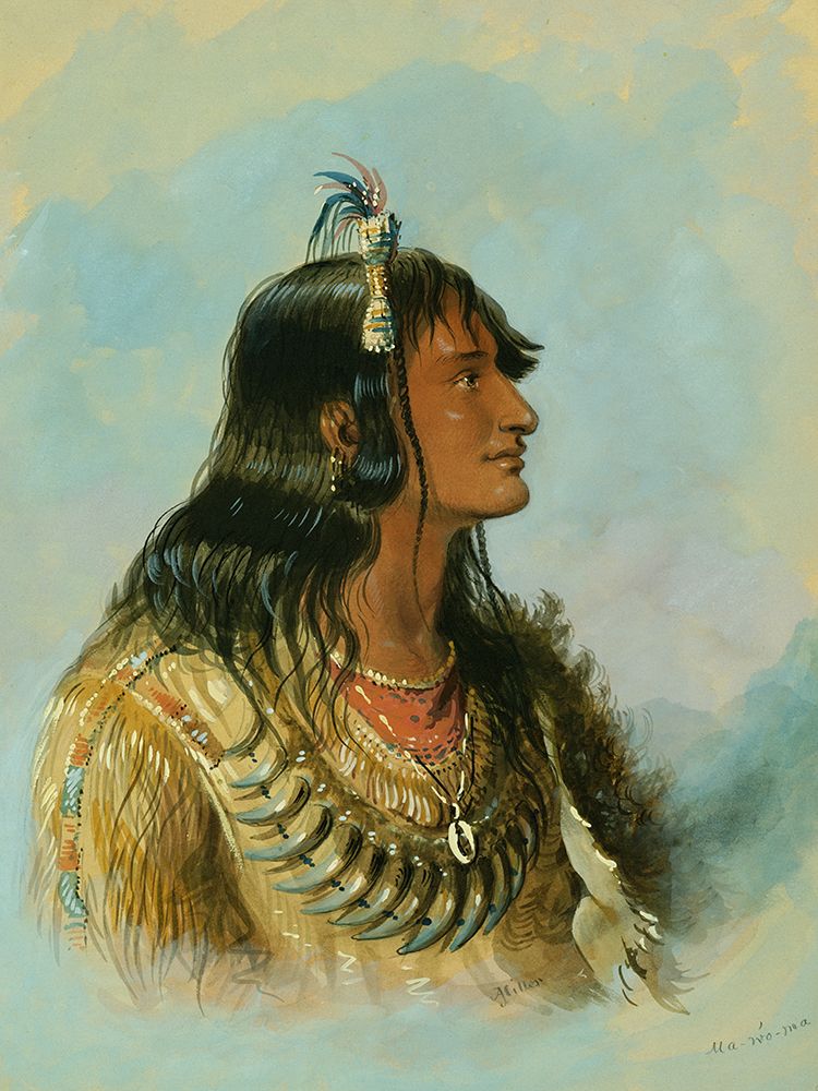 Ma wo ma art print by Alfred Jacob Miller for $57.95 CAD