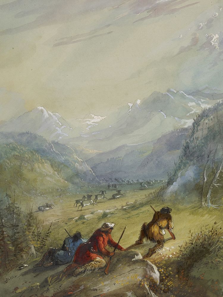 Mountain Sheep art print by Alfred Jacob Miller for $57.95 CAD