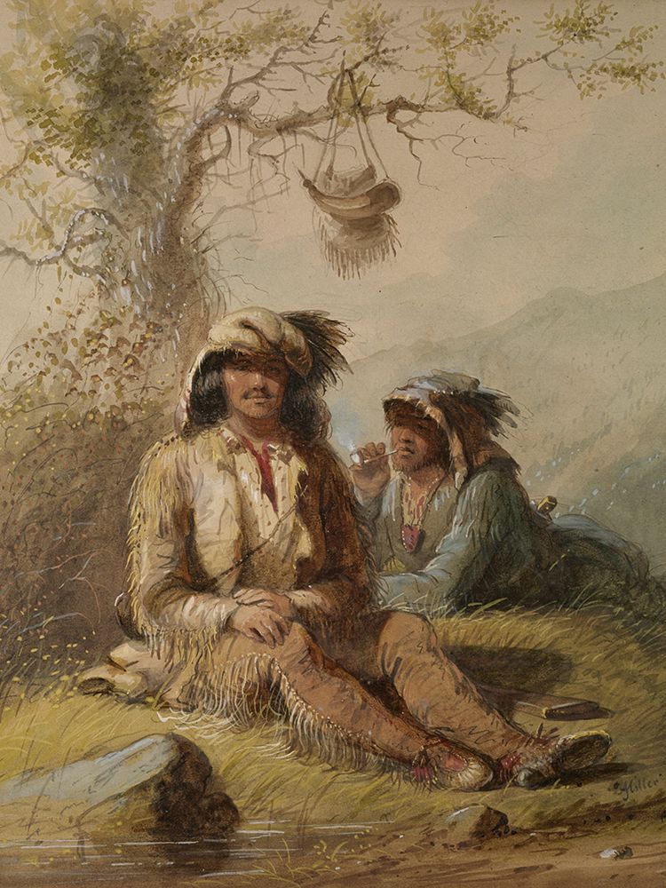 Trappers art print by Alfred Jacob Miller for $57.95 CAD