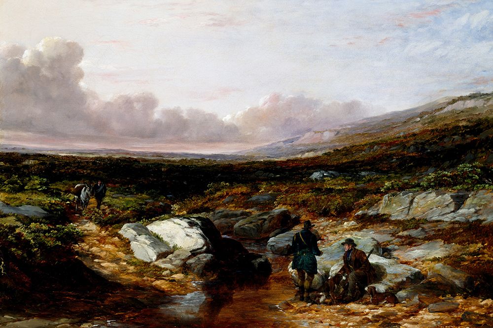 Deer Stalking in Scotland art print by Arthur Fitzwilliam Tait for $57.95 CAD