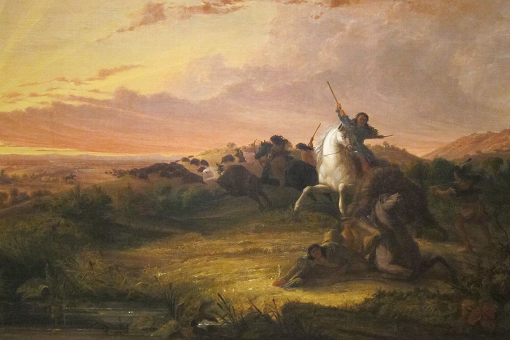 Buffalo Hunt art print by Seth Eastman for $57.95 CAD