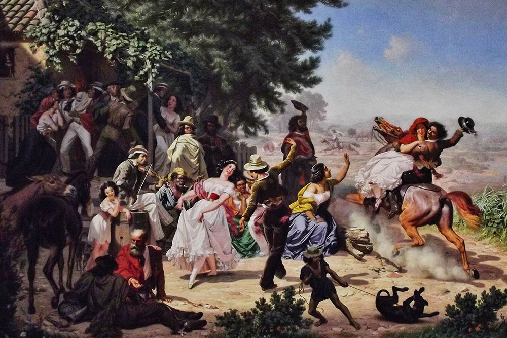 The Fandango art print by Charles Christian Nahl for $57.95 CAD