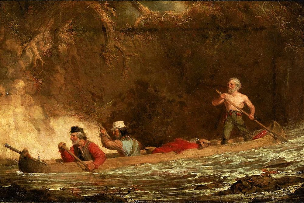 Voyageurs art print by Charles Deas for $57.95 CAD