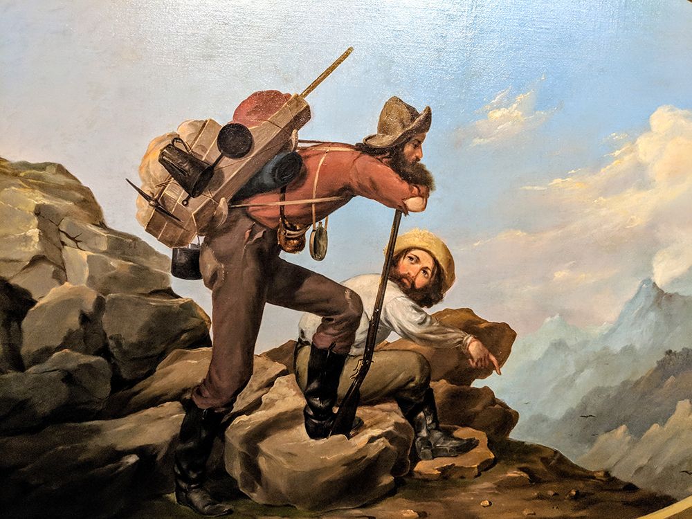 Mountain Jack and a Wandering Miner art print by E. Hall Martin for $57.95 CAD
