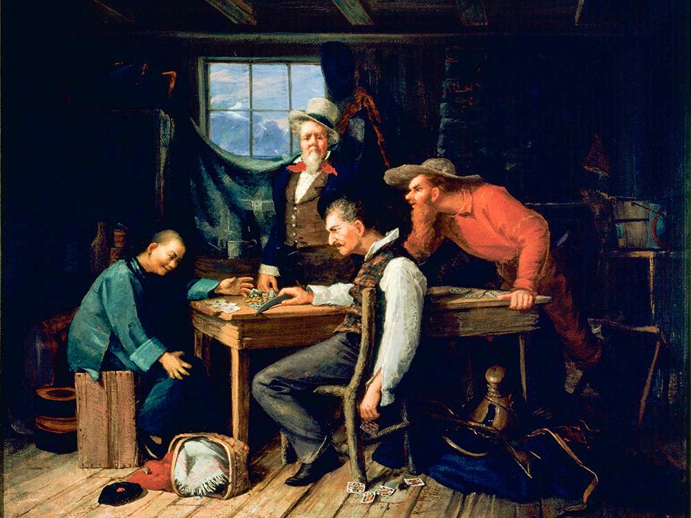 The Card Players art print by Rufus Wright for $57.95 CAD