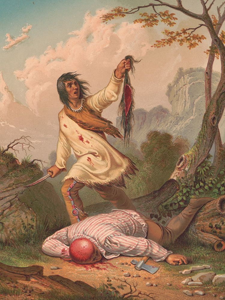 The Death Cry art print by Seth Eastman for $57.95 CAD