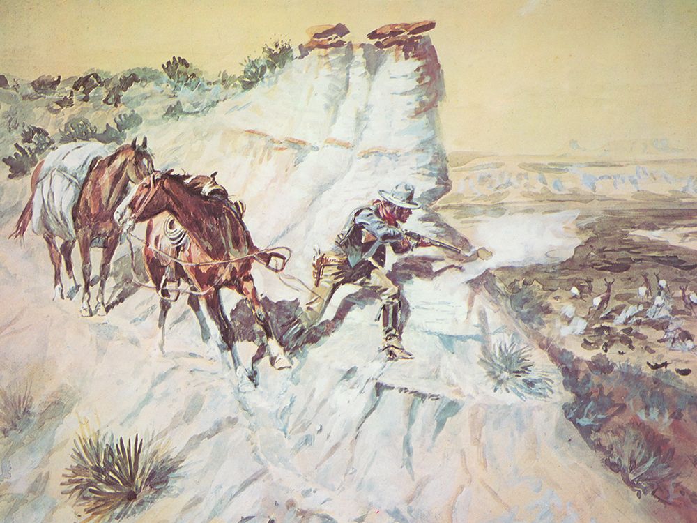 Better than Bacon art print by Charles Marion Russell for $57.95 CAD