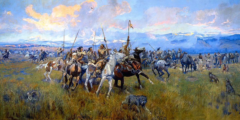 Lewis and Clark art print by Charles Marion Russell for $57.95 CAD