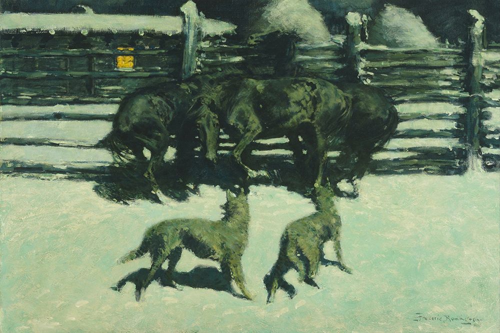 The Call for Help art print by Frederic Remington for $57.95 CAD