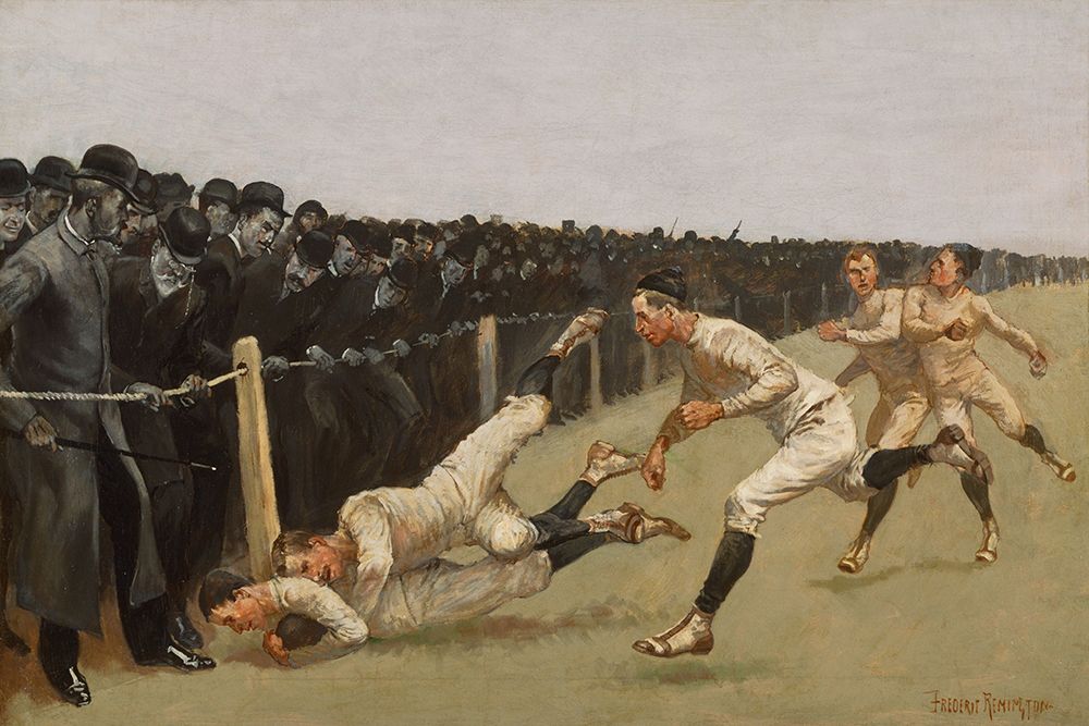 Touchdown, Yale vs Princeton art print by Frederic Remington for $57.95 CAD