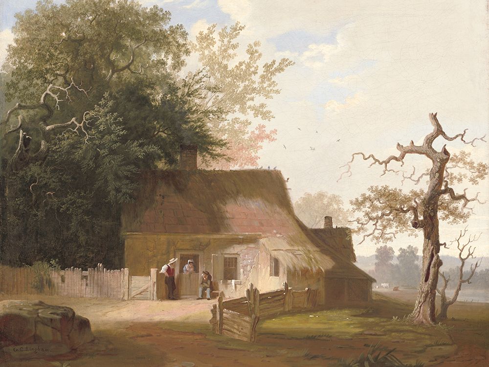 Cottage Scenery art print by George Caleb Bingham for $57.95 CAD