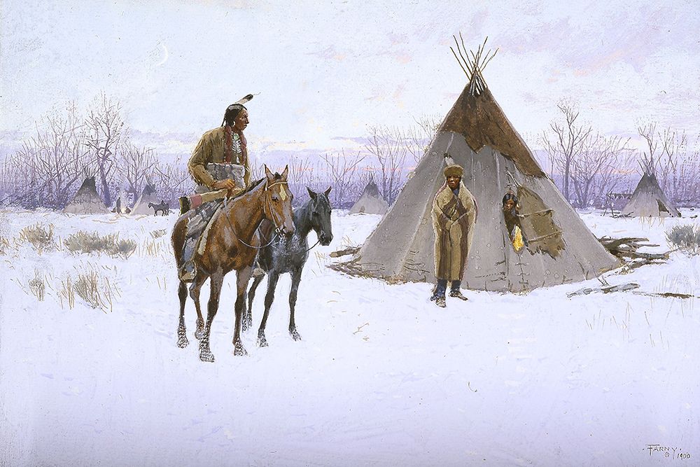 Early Start art print by Henry F Farny for $57.95 CAD