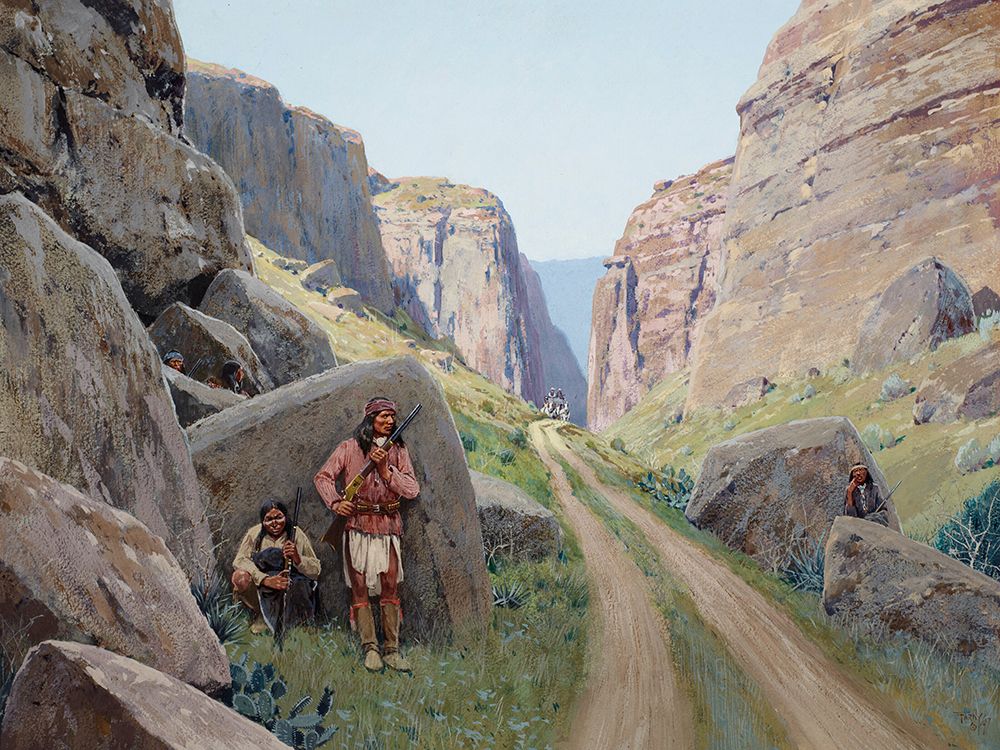 The Ambush art print by Henry F Farny for $57.95 CAD