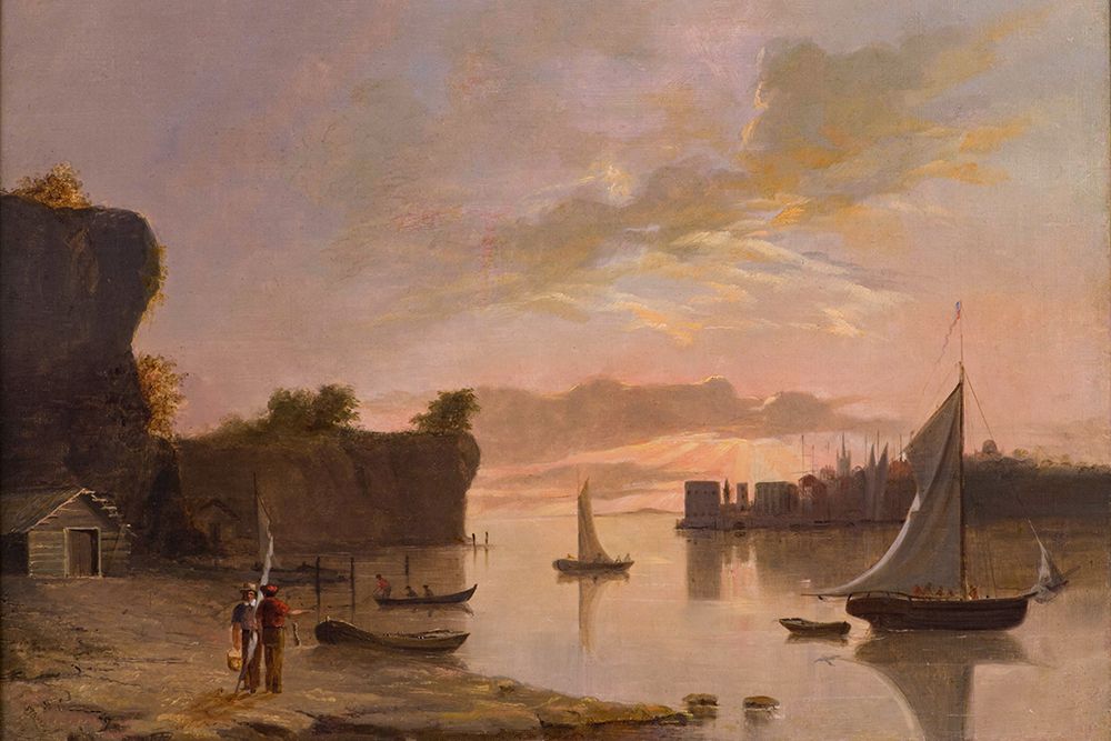 View of Upstate New York art print by John Mix Stanley for $57.95 CAD