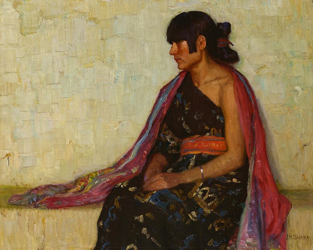 Crucita, Old Hopi Dress art print by Joseph Henry Sharp for $57.95 CAD