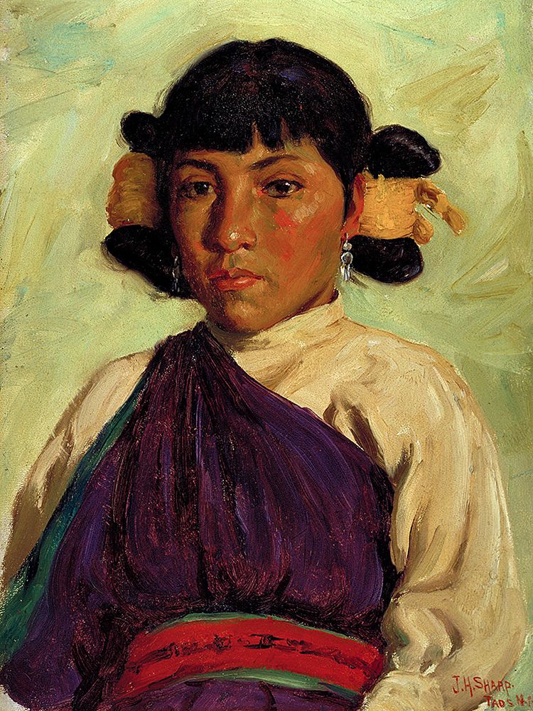 Do Ree Tah art print by Joseph Henry Sharp for $57.95 CAD