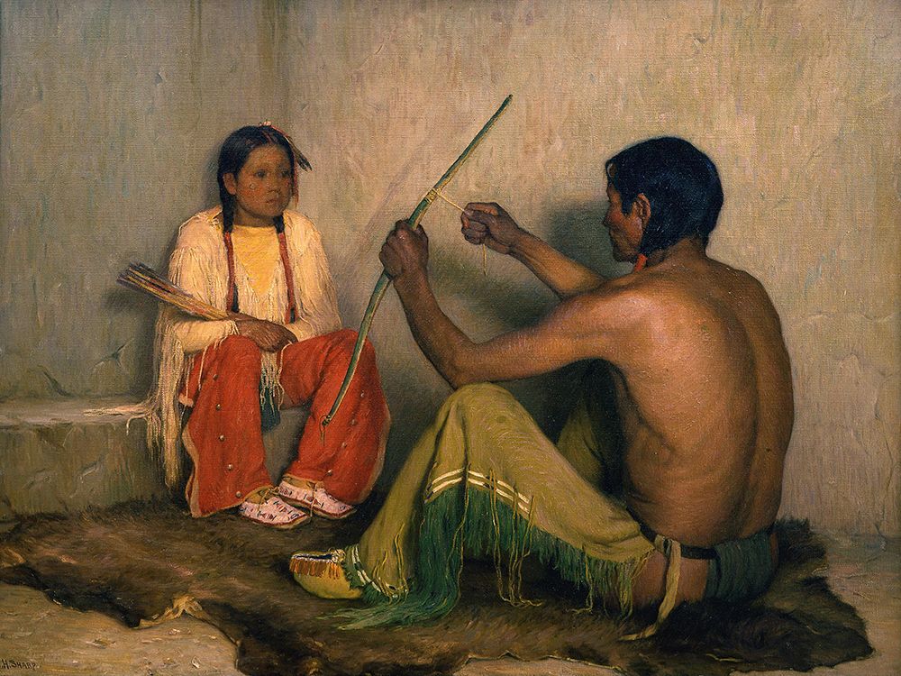 The Broken Bow art print by Joseph Henry Sharp for $57.95 CAD