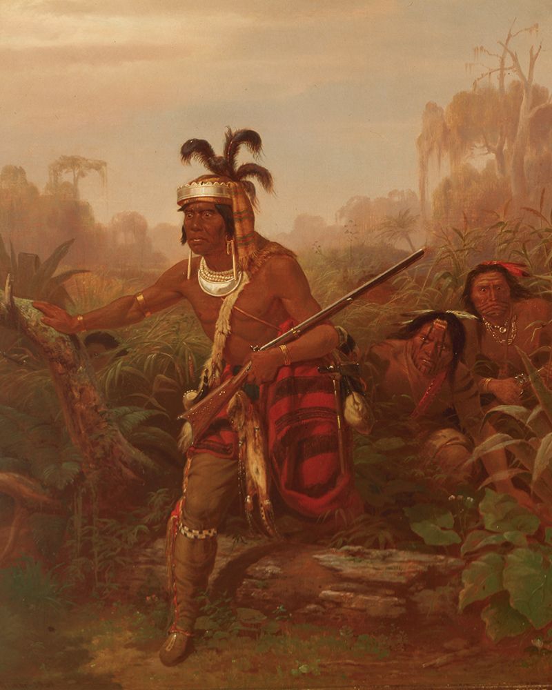 Chief Billy Bowlegs art print by Karl Ferdinand Wimar for $57.95 CAD