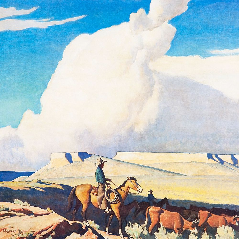 Open Range art print by Maynard Dixon for $57.95 CAD