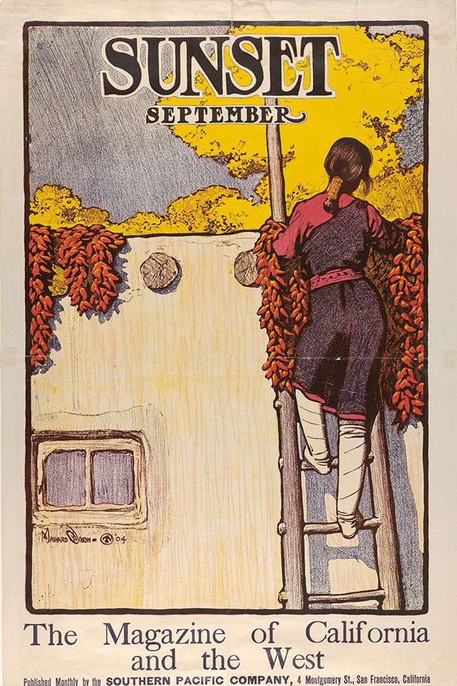 Sunset Magazine, September art print by Maynard Dixon for $57.95 CAD