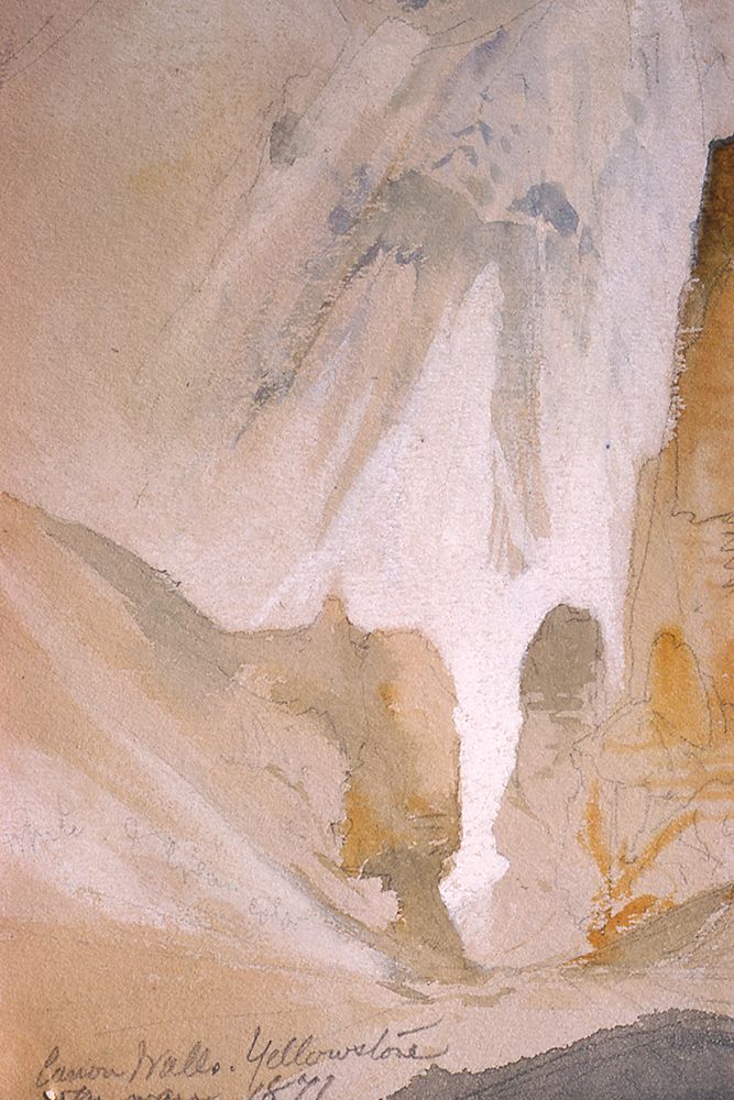 Canyon Walls art print by Thomas Moran for $57.95 CAD