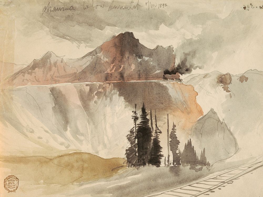 Chama Below the Summit art print by Thomas Moran for $57.95 CAD