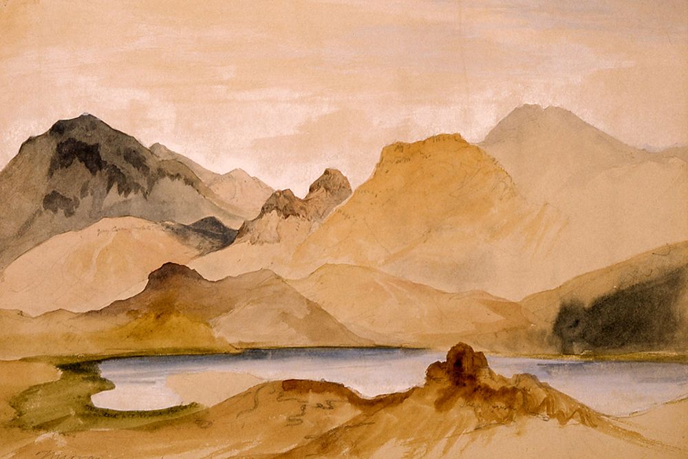 Cinnabar Mountains art print by Thomas Moran for $57.95 CAD