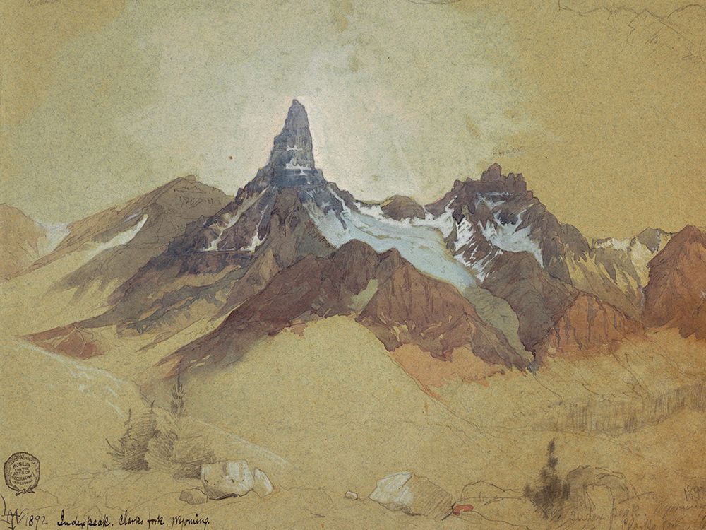 Index Peak art print by Thomas Moran for $57.95 CAD