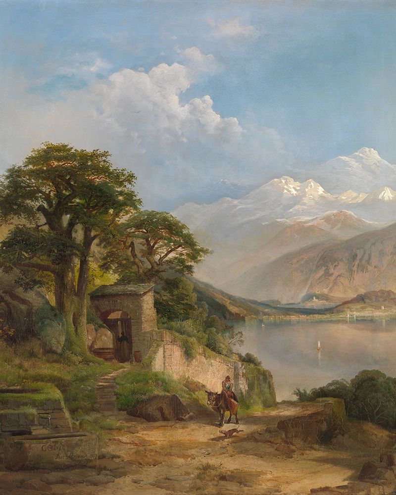 Lake Como art print by Thomas Moran for $57.95 CAD