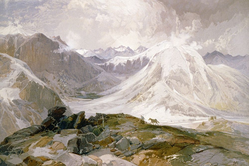 The Mosquito Trail, Rocky Mountains of Colorado art print by Thomas Moran for $57.95 CAD