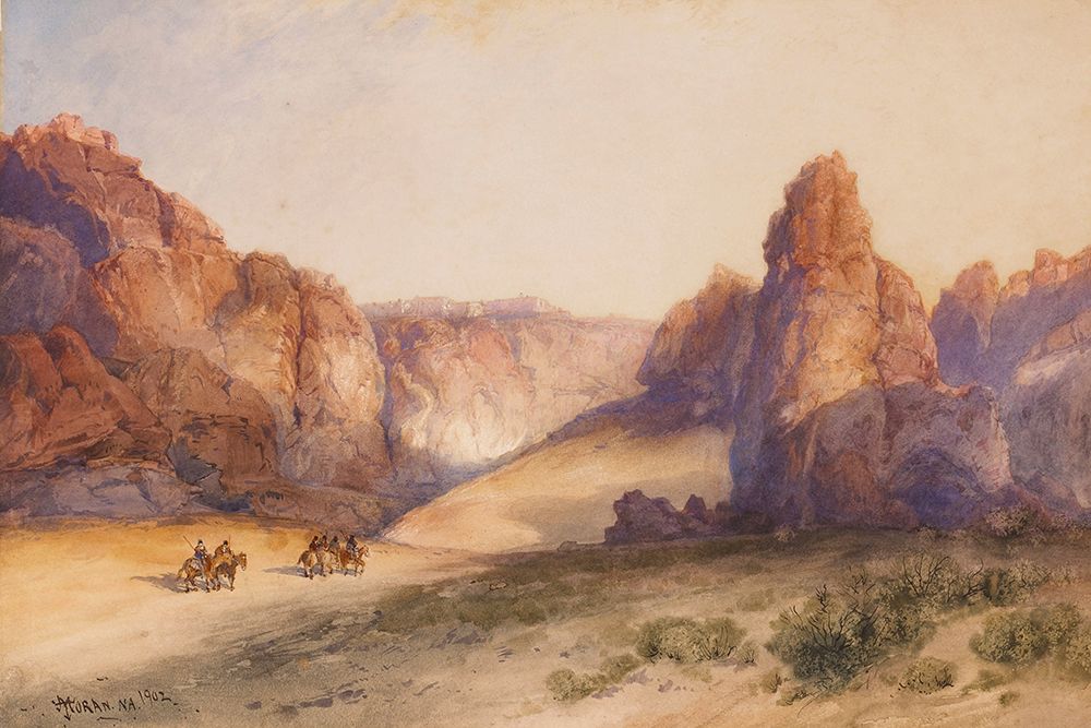 The Rock of Acoma, New Mexico art print by Thomas Moran for $57.95 CAD