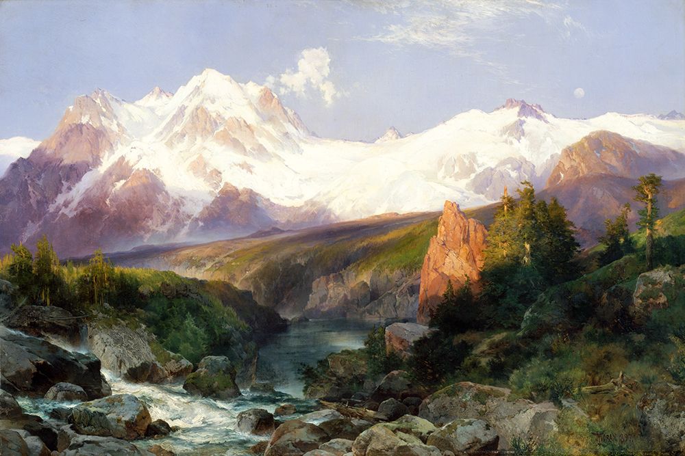 The Teton Range art print by Thomas Moran for $57.95 CAD