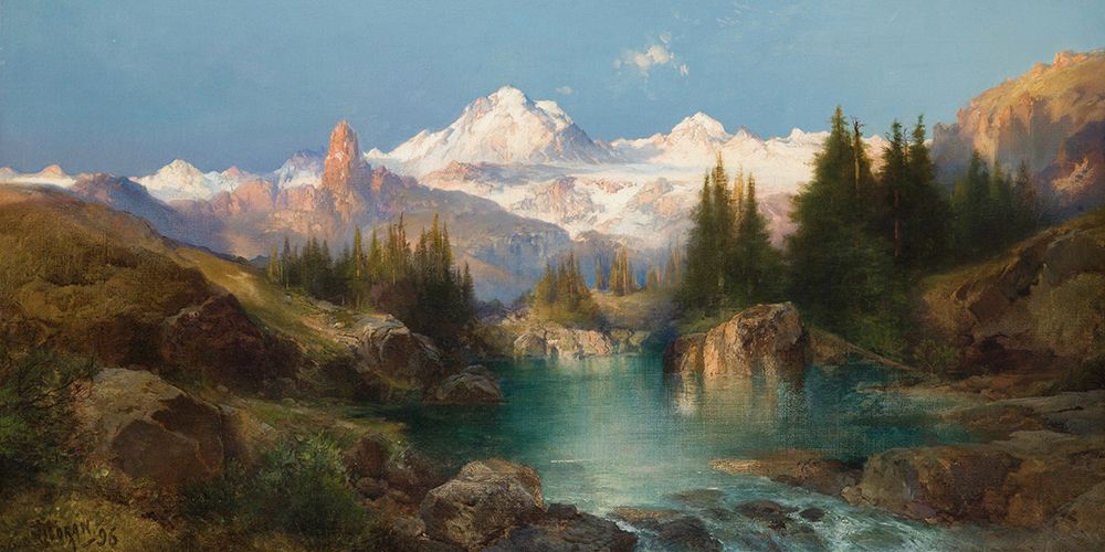 Snowy Range art print by Thomas Moran for $57.95 CAD