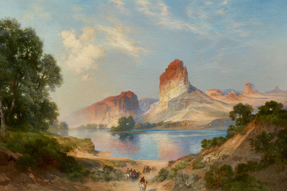 An Indian Paradise art print by Thomas Moran for $57.95 CAD