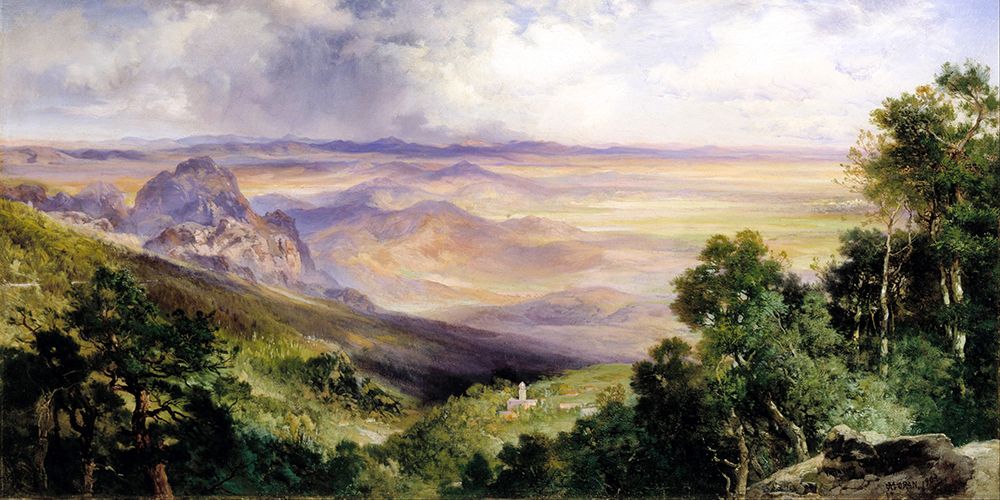 Valley of Cuernavaca art print by Thomas Moran for $57.95 CAD