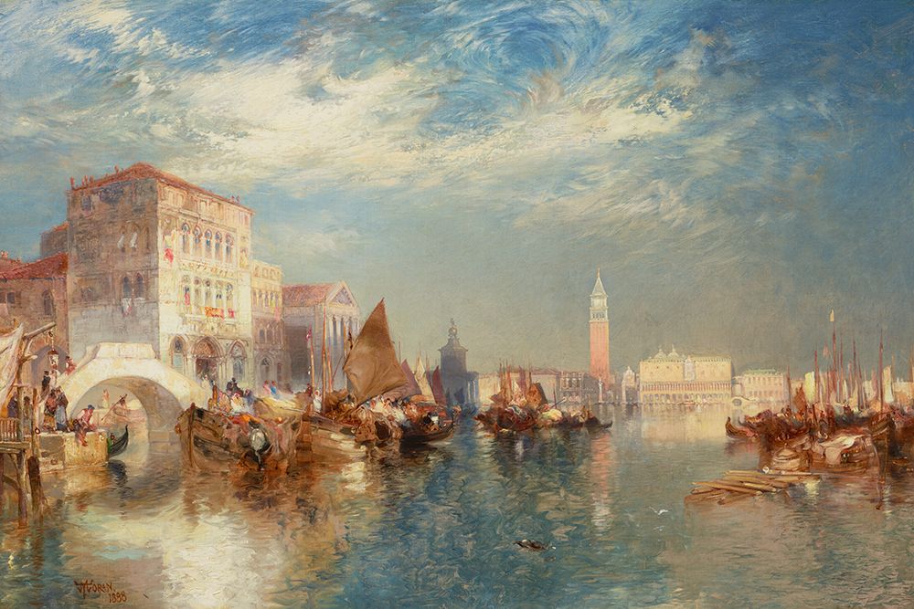 Glorious Venice art print by Thomas Moran for $57.95 CAD