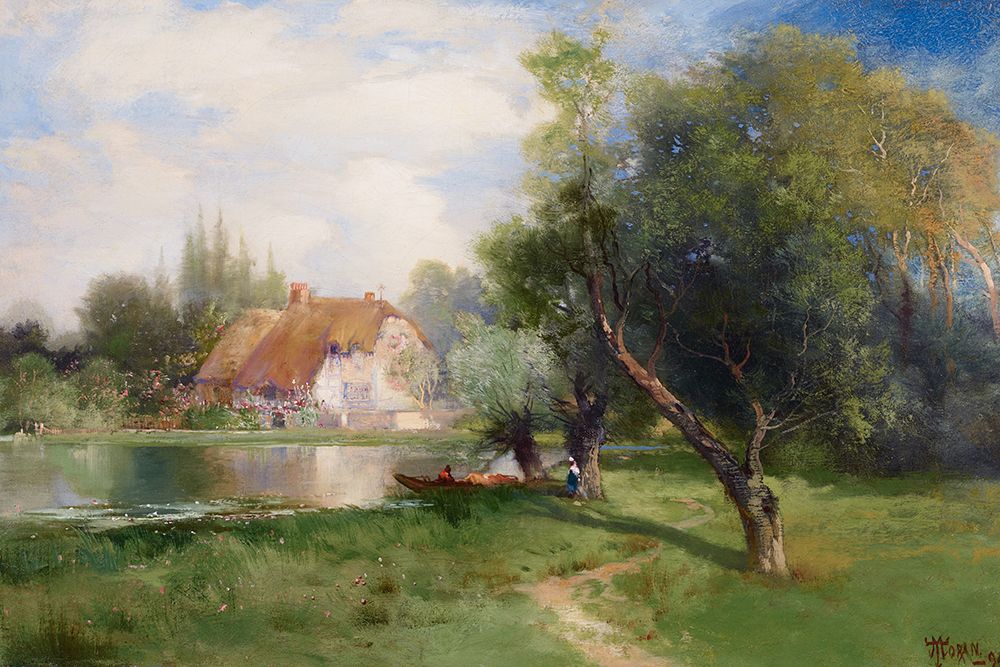 Near East Hampton, Long Island art print by Thomas Moran for $57.95 CAD