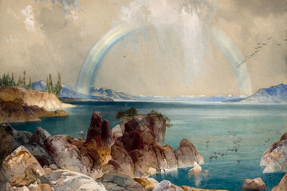 The Southern Arm of the Yellowstone art print by Thomas Moran for $57.95 CAD