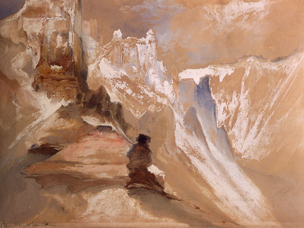 Yellowstone Canyon II art print by Thomas Moran for $57.95 CAD