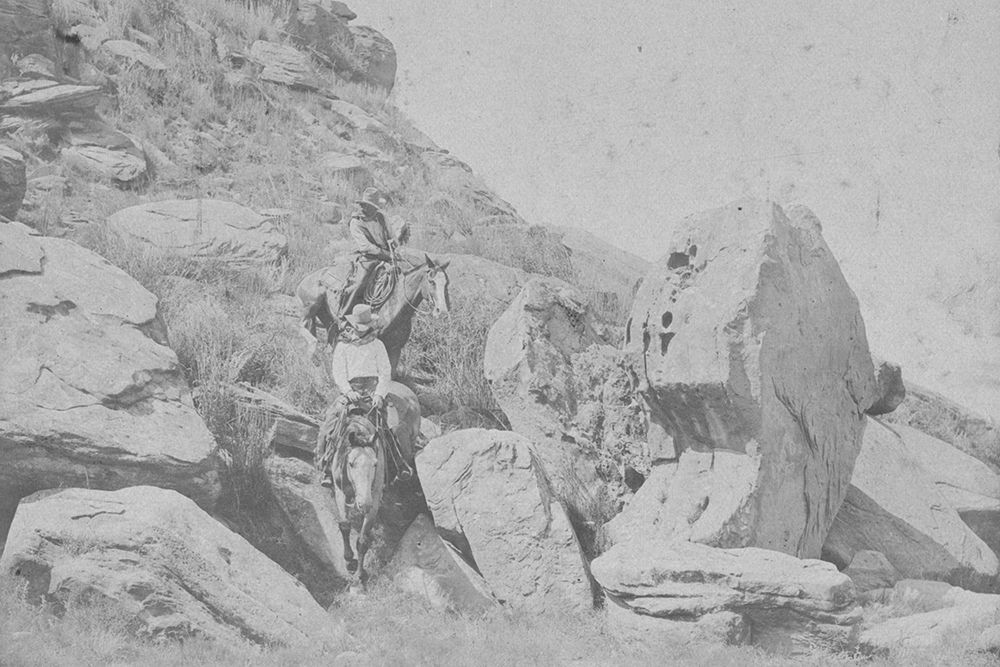 A Rocky Trail art print by Vintage Texas for $57.95 CAD