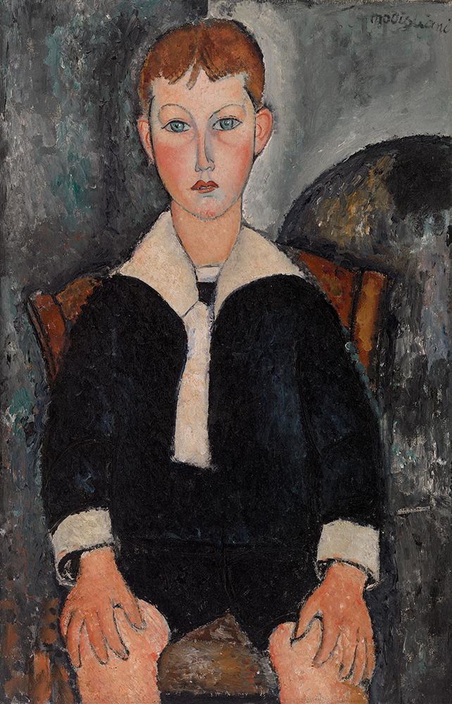 Boy in a Sailor Suit 1917 art print by Amedeo Modigliani for $57.95 CAD