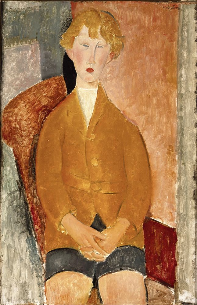 Boy in Short Pants 1918 art print by Amedeo Modigliani for $57.95 CAD