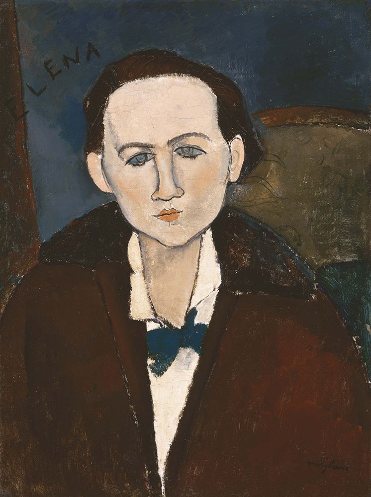 Elena Povolozky 1917 art print by Amedeo Modigliani for $57.95 CAD