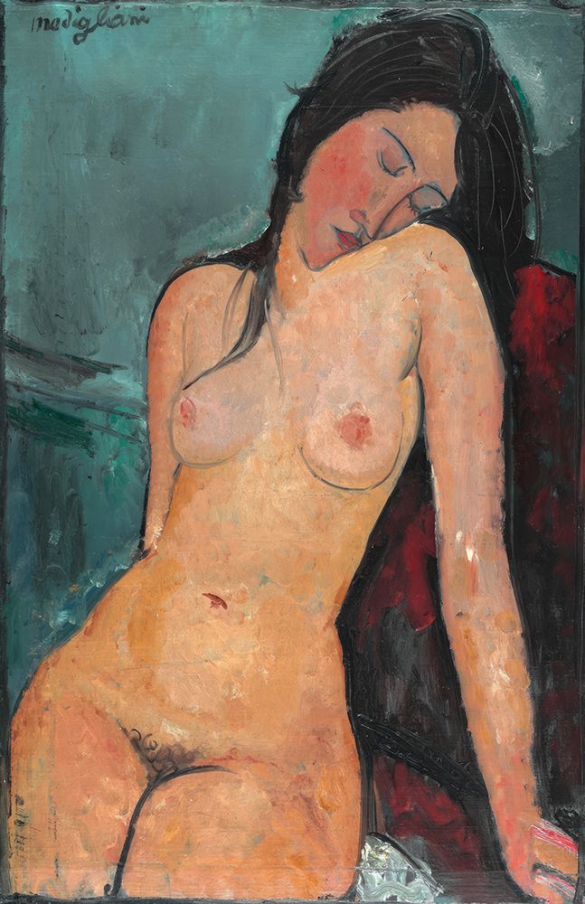 Female Nude 1916 art print by Amedeo Modigliani for $57.95 CAD