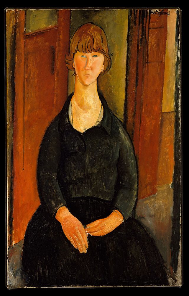 Flower Vendor 1919 art print by Amedeo Modigliani for $57.95 CAD
