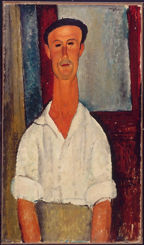 Gaston Modot 1918 art print by Amedeo Modigliani for $57.95 CAD